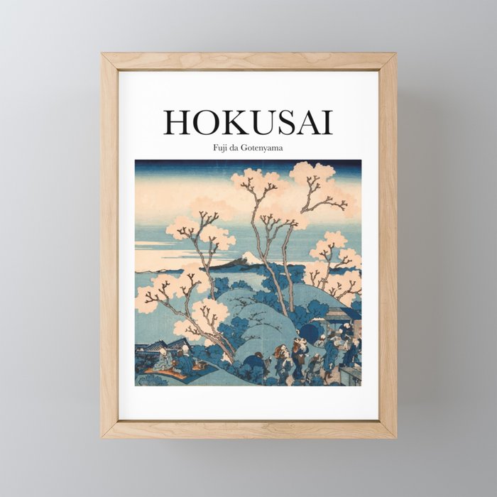 Hokusai - Fuji da Gotenyama Framed Mini Art Print