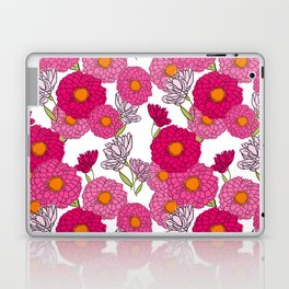 Retro Modern Mums Floral  Laptop Skin