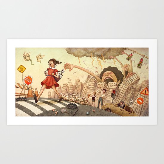 Keep Moving Forward Art Print