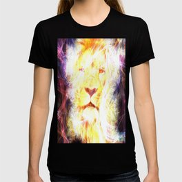The Majestic Abstract Lion T Shirt