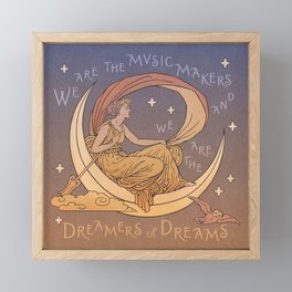 Dreamer of Dreams Framed Mini Art Print