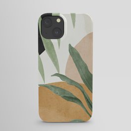Abstract Art Tropical Leaves 4 iPhone Case