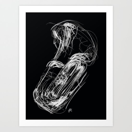 Tuba Art Print