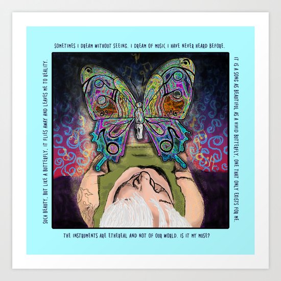 Dreaming the Muse Art Print