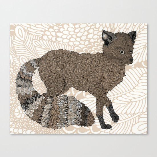 Brown Fox Canvas Print