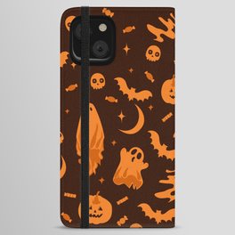 Halloween Seamless Pattern  iPhone Wallet Case