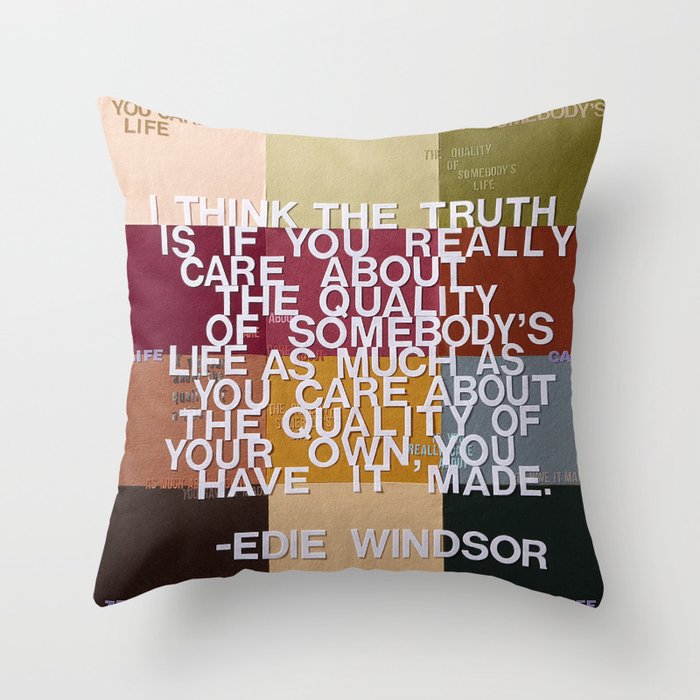 "The Truth Is" Throw Pillow