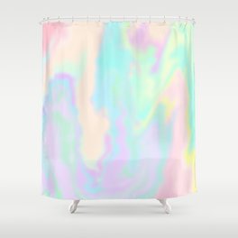 Iridescent Paint Shower Curtain
