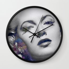 Lana Turner Hollywood Space Goddess Wall Clock