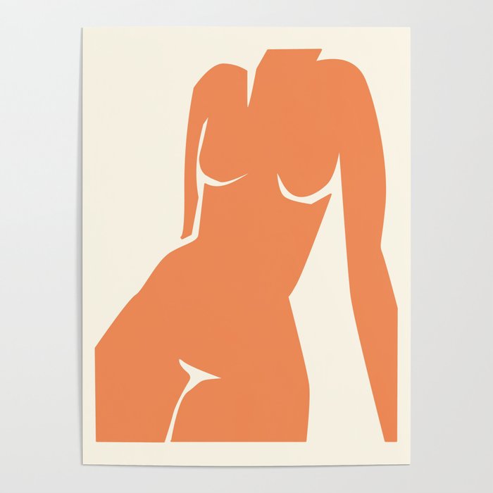 Body in Coral Poster
