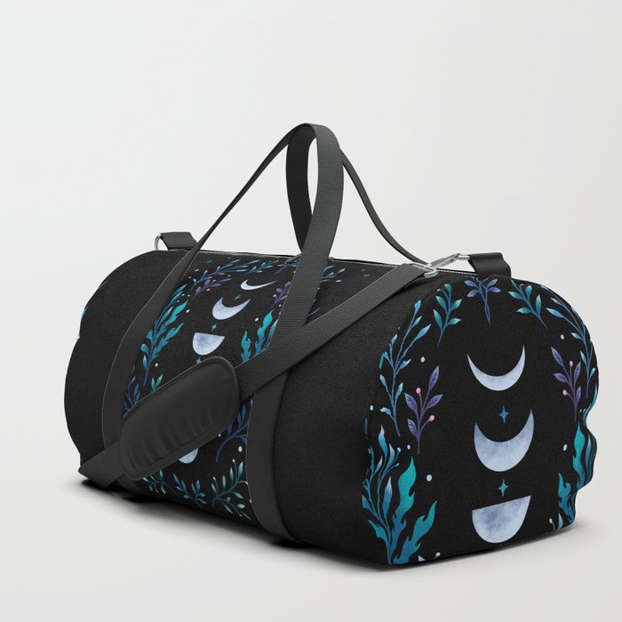 Moonlight Garden - Blue Duffle Bag