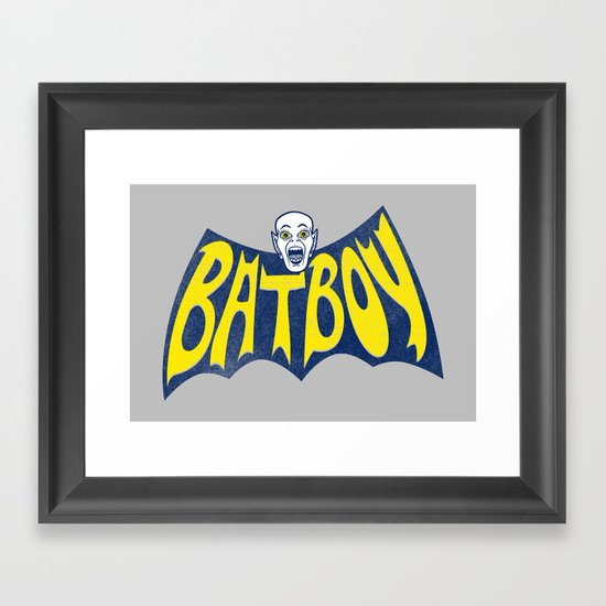 BatBoy Framed Art Print