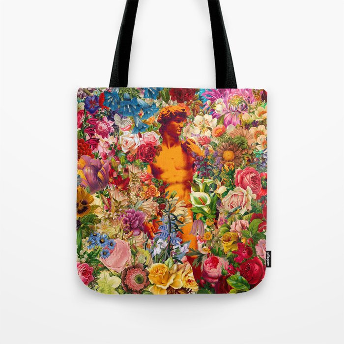 David Michelangelo flowers Tote Bag