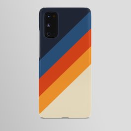 Colorful Classic Retro 70s Vintage Style Stripes - Padona Android Case