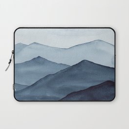 abstract watercolor mountains Laptop Sleeve