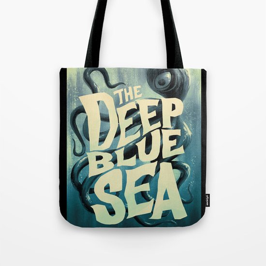 Deep Blue Sea Tote Bag