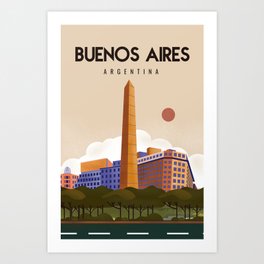 Argentina Buenos aires Art Print