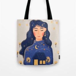 There's light in the darkness Tote Bag