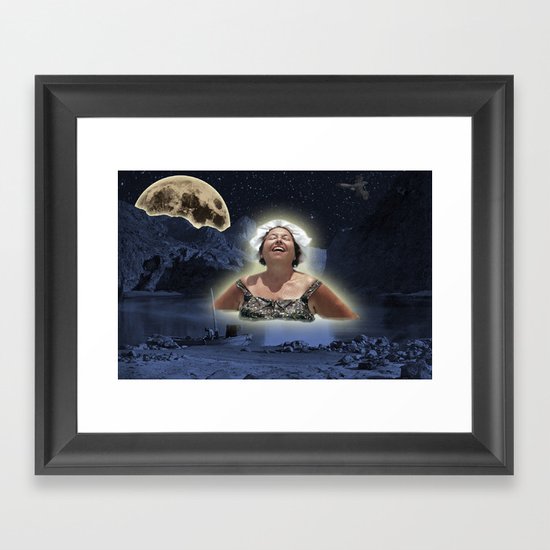 Nightswimming Framed Art Print