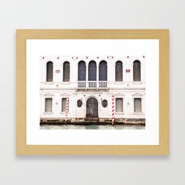 Facade in Venice Framed Art Print