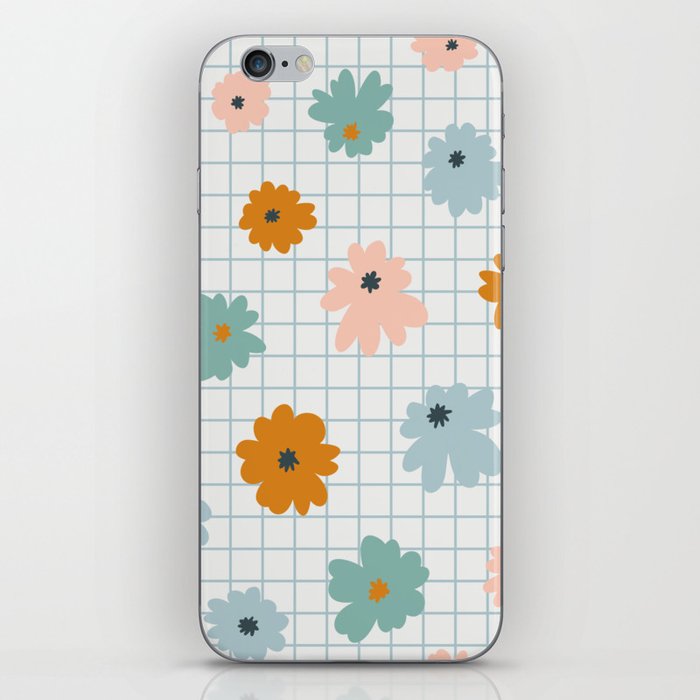 Flower Grid iPhone Skin