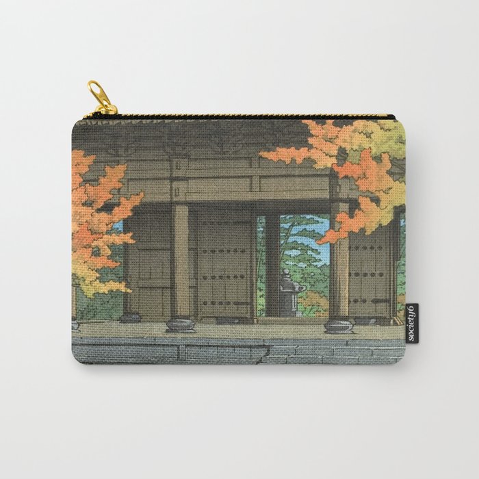 Kawase Hasui, Nanzenji Temple In Autumn - Vintage Japanese Woodblock Print Art Carry-All Pouch