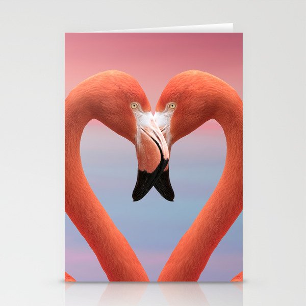 I Heart Flamingos Stationery Cards