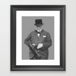Sir Winston Churchill Framed Art Print