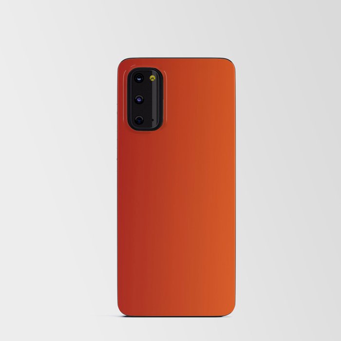 Ombre in Red Orange Android Card Case
