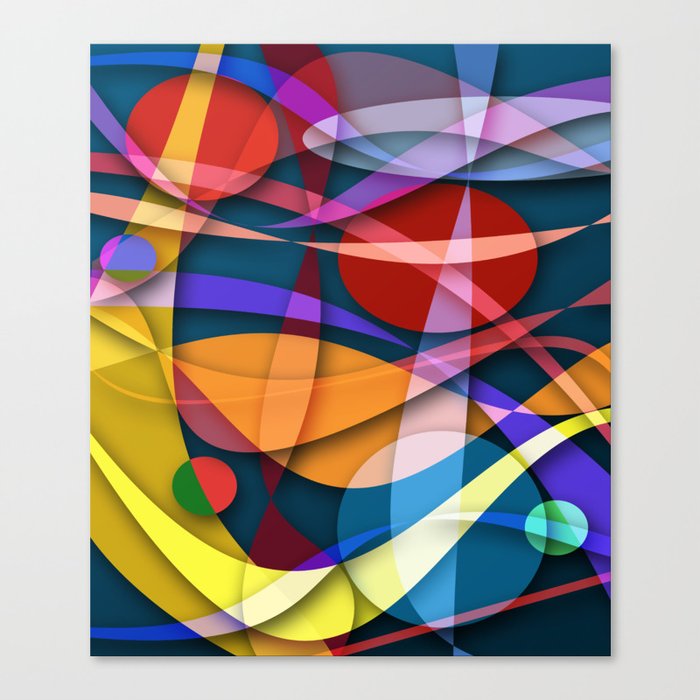 Abstract #358 Canvas Print