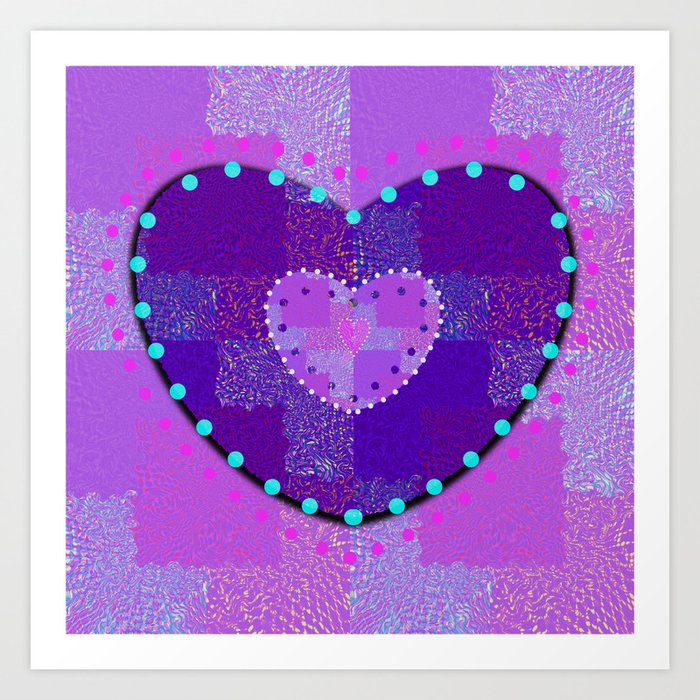Radiant Heart: Celebrating Love is What Matters Art Print
