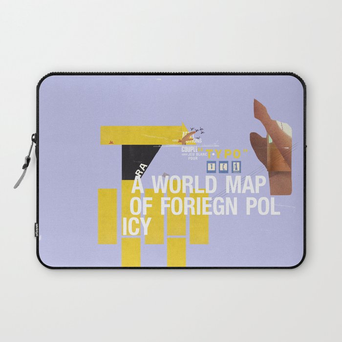 A World Map of Foreign Policy (book jacket cover) Laptop Sleeve