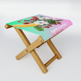 Trans Femme Bodies Are Gifts - Gradient Folding Stool