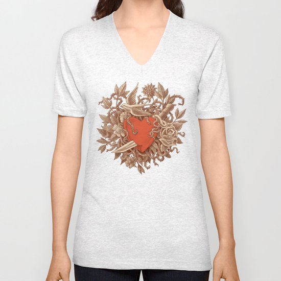 Heart of Thorns Unisex V-Neck