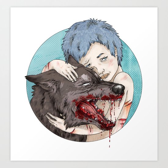 Dog-Eared Art Print