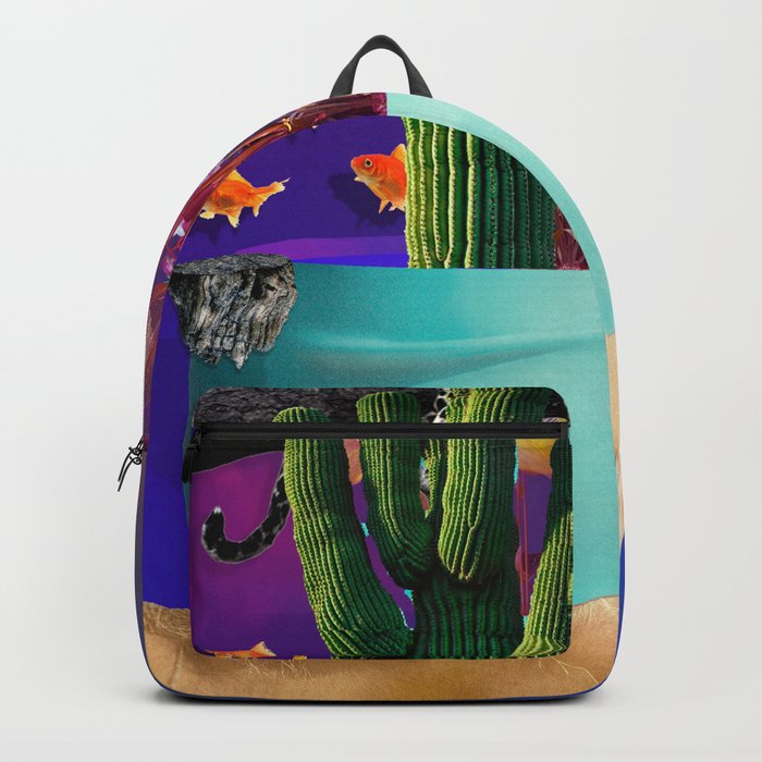 "fish love" valentines series by weart2.com Backpack