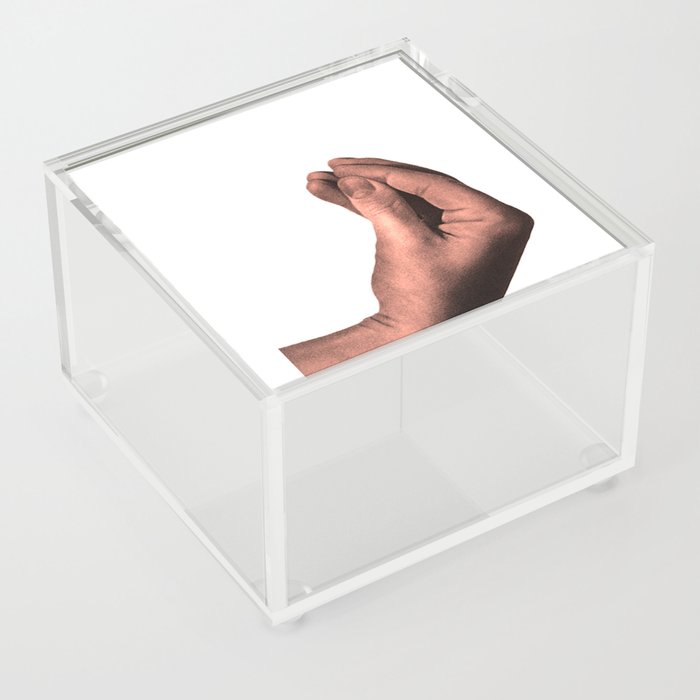 Italian Hand Acrylic Box
