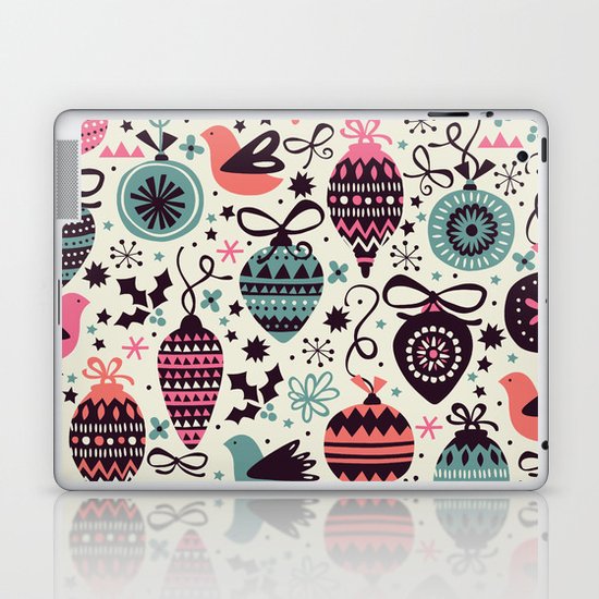 Birds and Baubles Laptop & iPad Skin