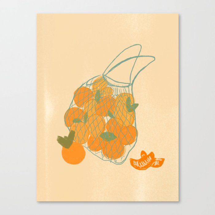 Orange & Clementine Canvas Print