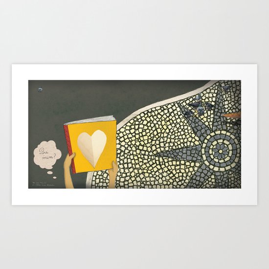 Portuguese Pavement Art Print