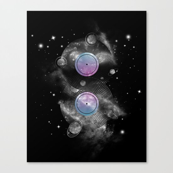 The Vinyl Frontier Canvas Print