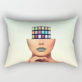 Look me in the eyes Rectangular Pillow