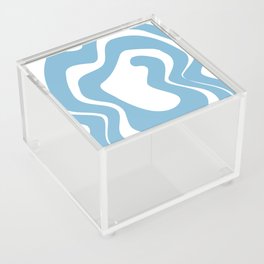 Baby blue abstract Acrylic Box