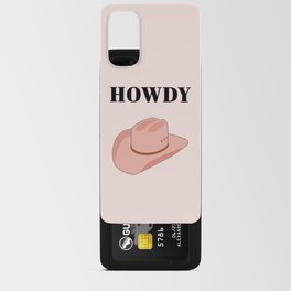 Howdy - Cowboy Hat Peach Android Card Case