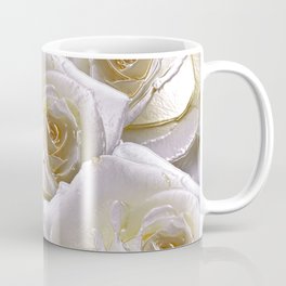 3d rendering White Rose Coffee Mug