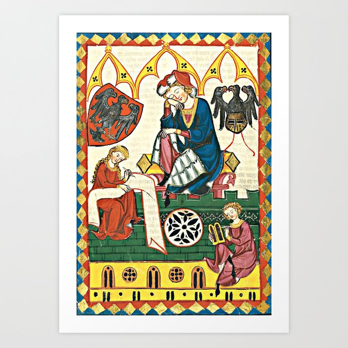 Codex Manesse Art Print