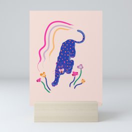 Pouncing Cheetah Mini Art Print
