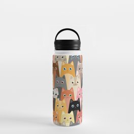 Cats Pattern Water Bottle