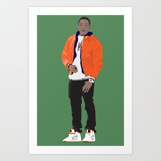 GUSTAVO FRING MODERN OUTFIT - BREAKING BAD Art Print