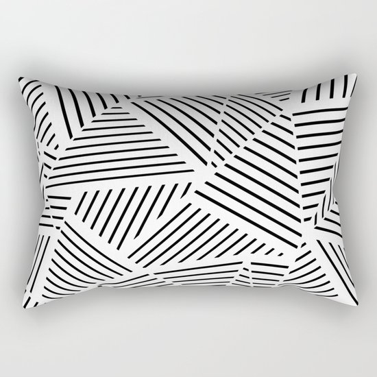 Ab Linear Zoom W Rectangular Pillow